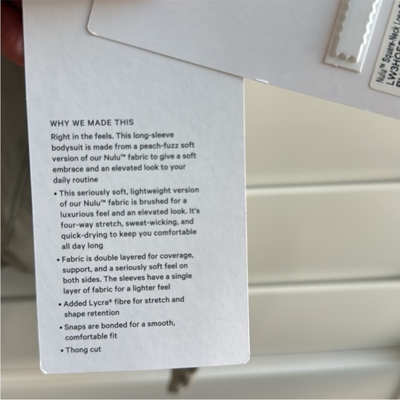 Seriously Soft Nulu Square-Neck Long-Sleeve - Picture 8 of 10